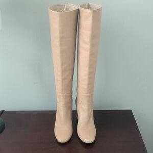 Elegant Tan Knee-High Women's Boots